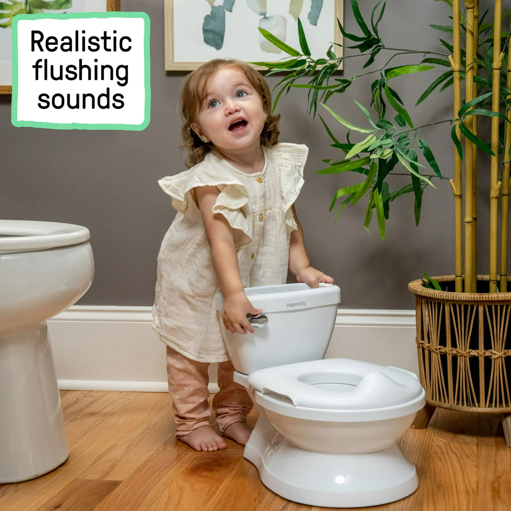 Summer by Ingenuity My Size Potty Chair and Training Toilet for Toddlers, White