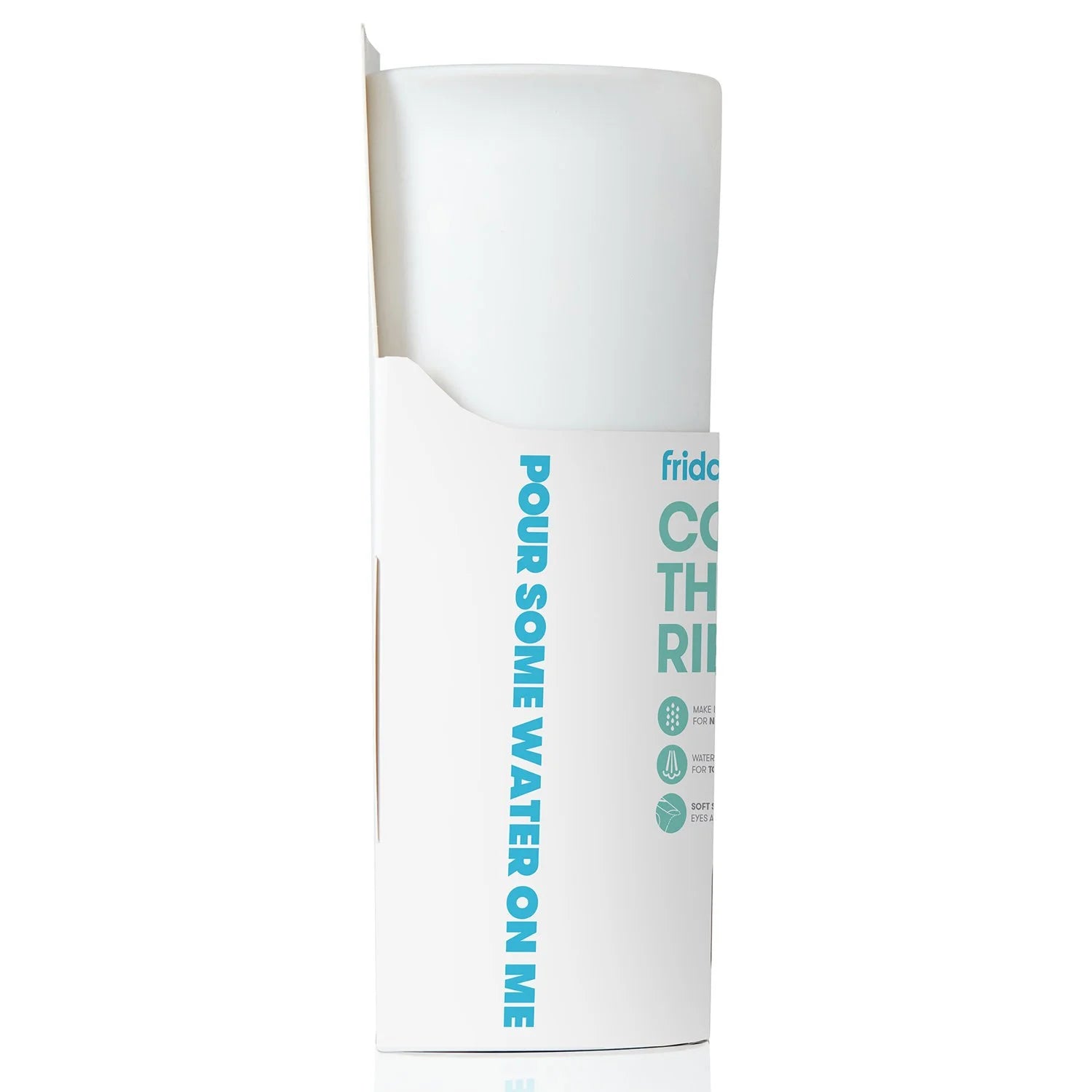 Frida Baby Control The Flow Polypropylene ABS Rinser, Bath Time Rinse Cup with Easy Grip Handle and Removable Rain Shower, White