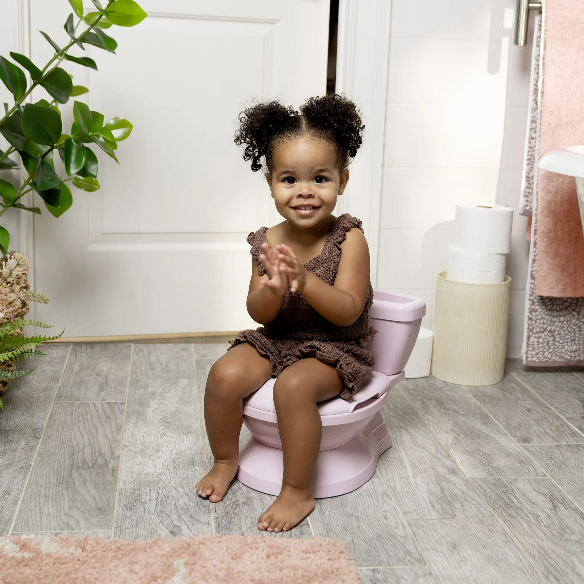 Ingenuity My Size Potty Pro children's toilet training seat, pink.