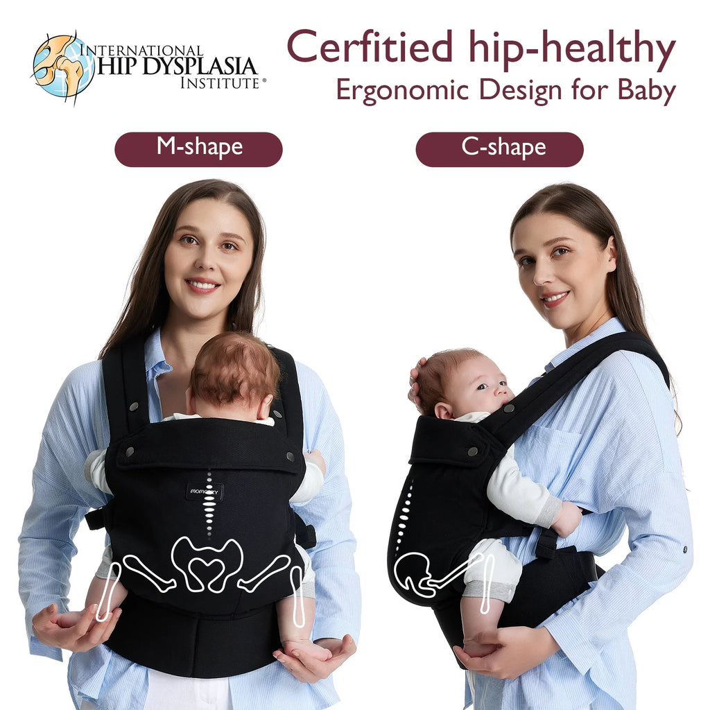 Momcozy Baby Carrier Newborn to Toddler - Black