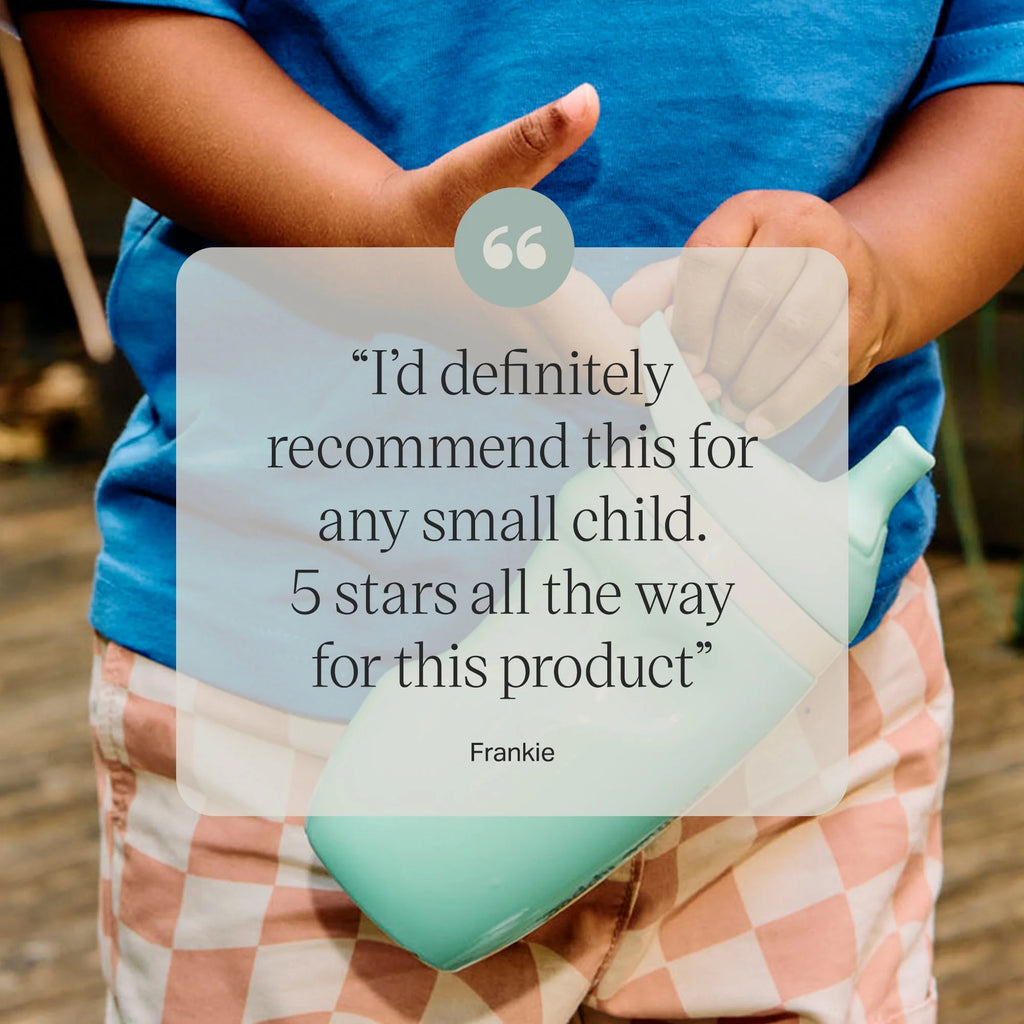 Tommee Tippee Insulated Sporty Bottle, 9oz, 12 Months Plus, No Spill Toddler Water Bottle, Pink & Blue