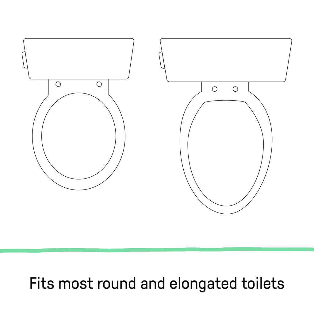 Ingenuity Flip & Sit Potty Seat (White) – Easy to Set Up & Remove Potty Training Seat That Attaches to Adult Toilet Seat