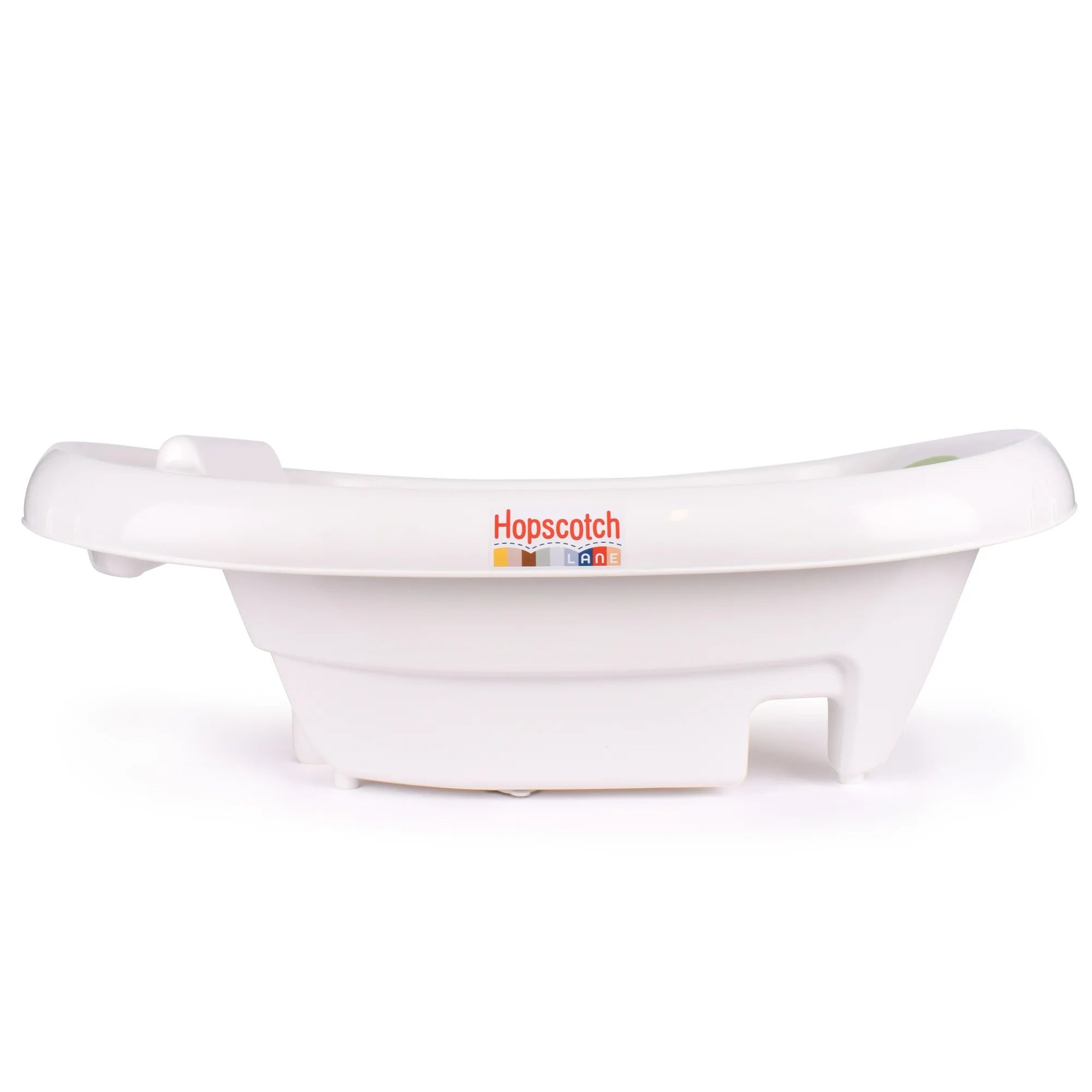 Hopscotch Lane Newborn to Toddler White 3-in-1 Rigid Baby Bathtub with Sling, Ages 0+ Months, Unisex