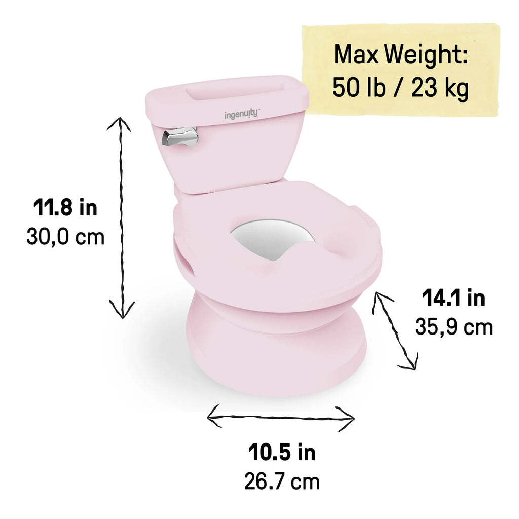 Ingenuity My Size Potty Pro children's toilet training seat, pink.