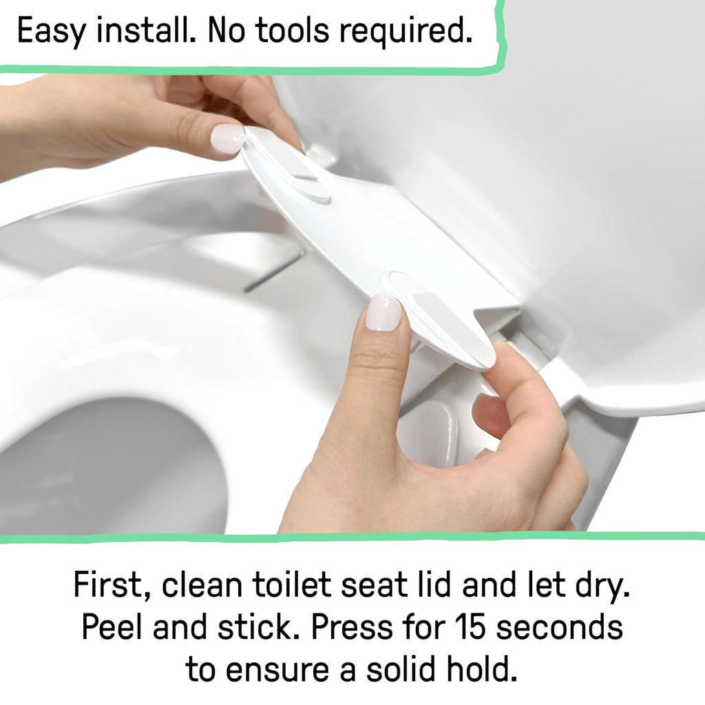 Ingenuity Flip & Sit Potty Seat (White) – Easy to Set Up & Remove Potty Training Seat That Attaches to Adult Toilet Seat