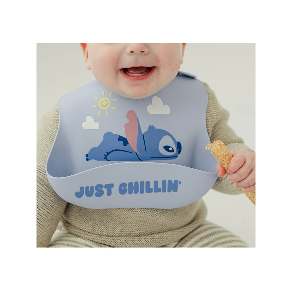 Disney Stitch Silicone Infant Unisex Bib