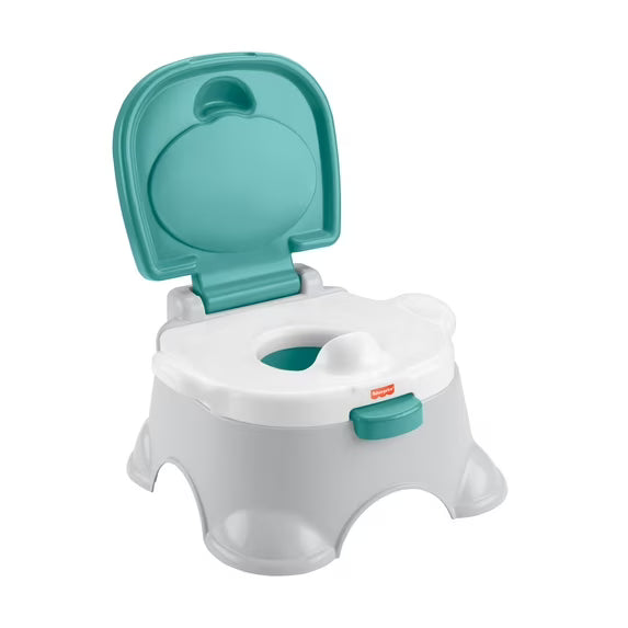 Fisher-Price 3-in-1 Toddler Toilet Training Potty Chair and Step Stool, with Removable Toilet Ring