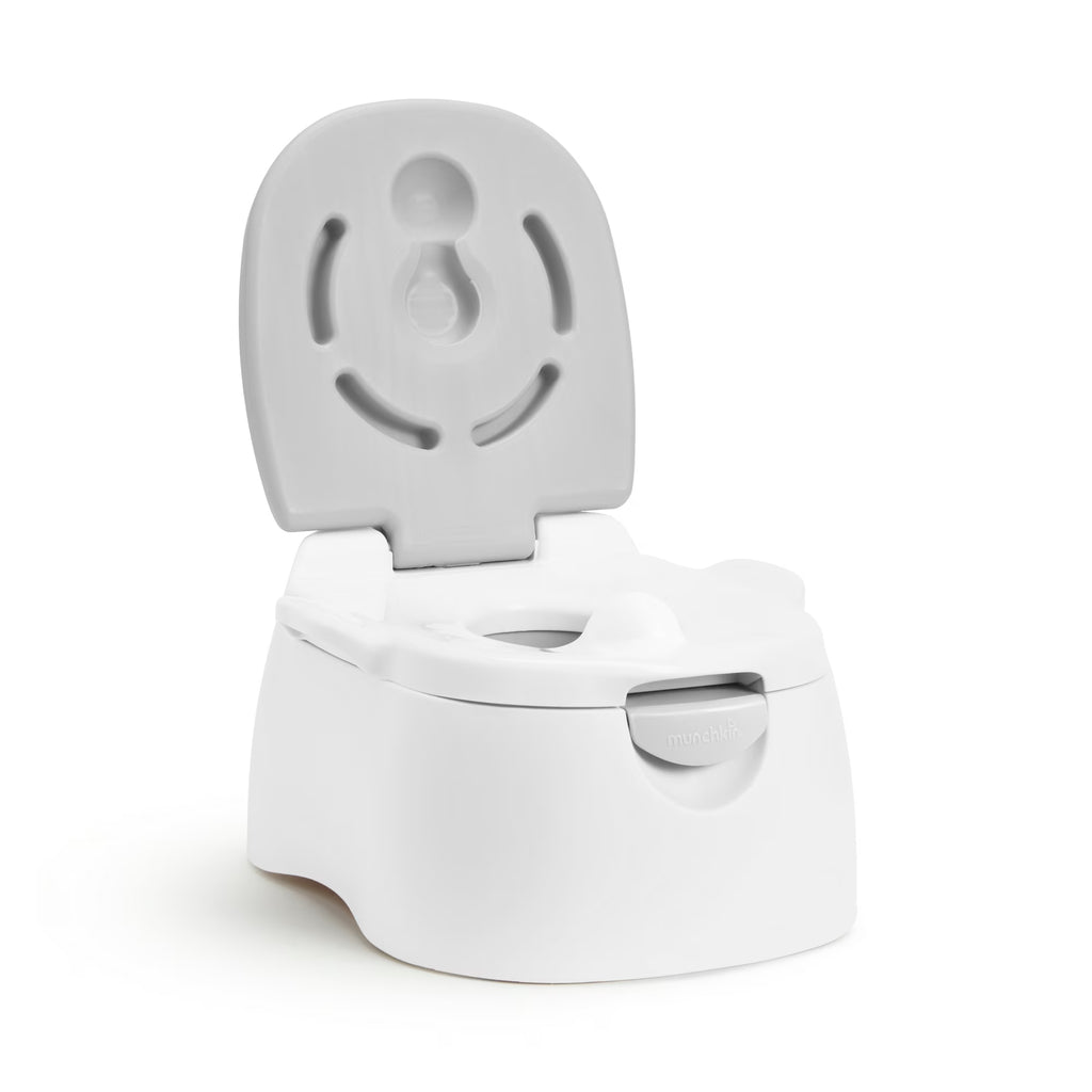 Munchkin® Multistage™ 3-in-1 Toddler Potty Seat, Potty Chair, Trainer Ring and Step Stool, White