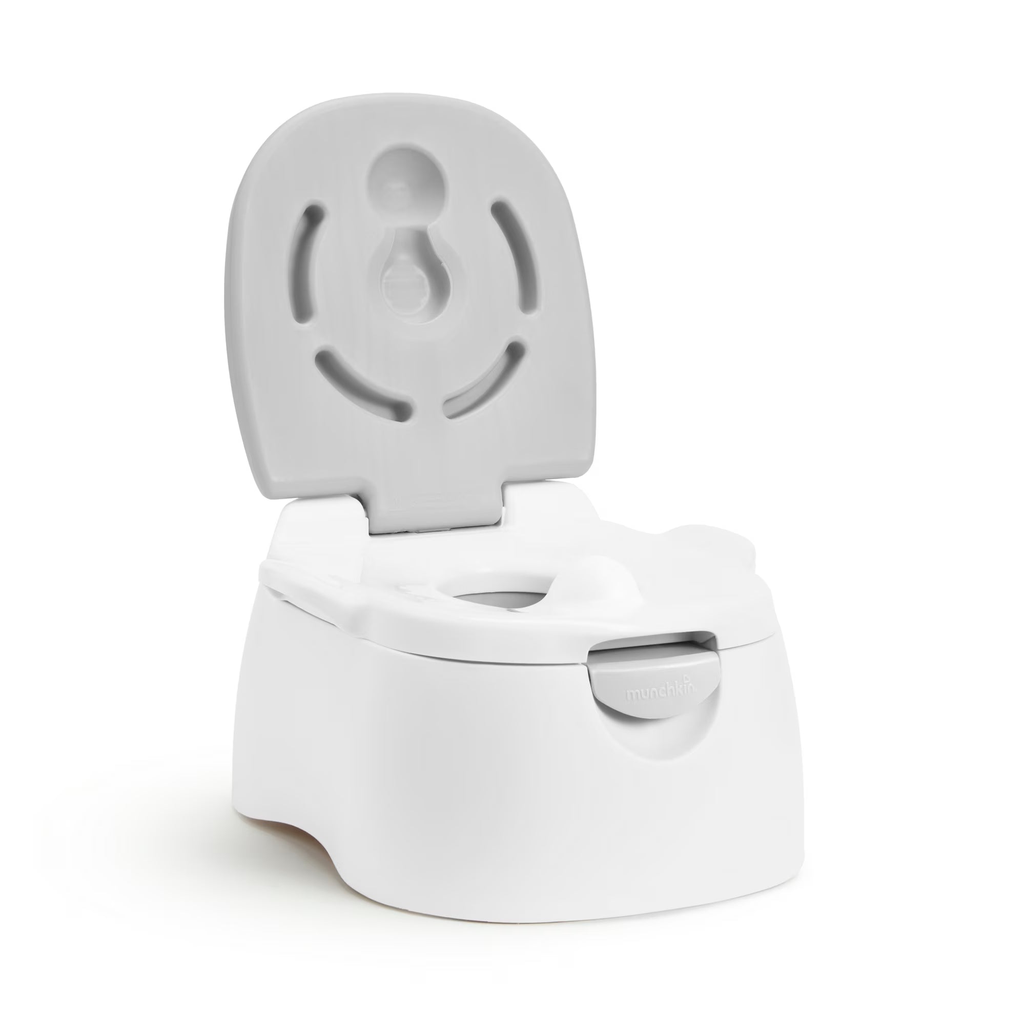 Munchkin® Multistage™ 3-in-1 Toddler Potty Seat, Potty Chair, Trainer Ring and Step Stool, White