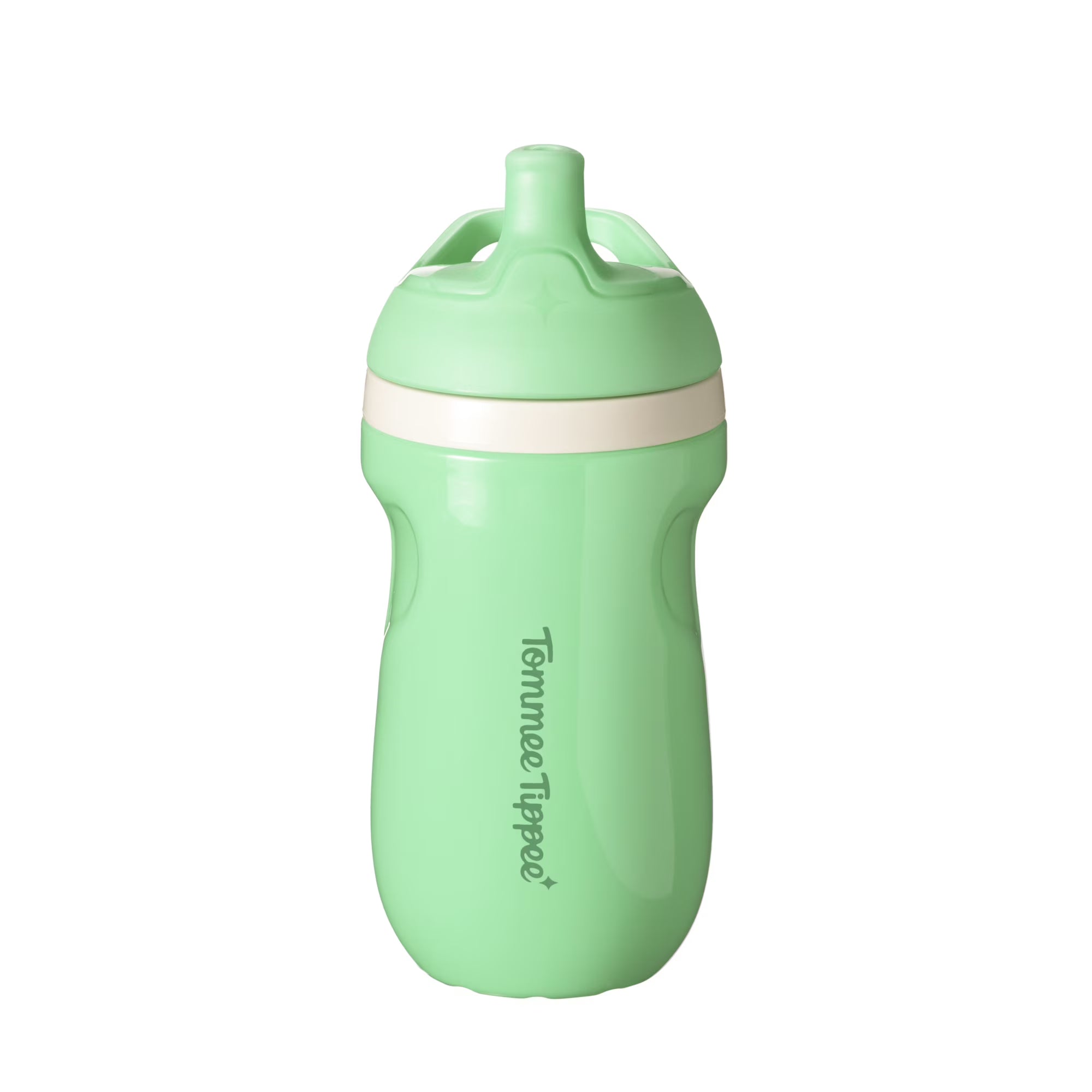 Tommee Tippee Insulated Sporty Bottle, 12 Months Plus , 9oz, No Spill Toddler Water Bottle, green