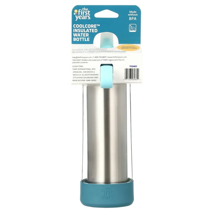 The First Years CoolCore Insulated Kids Water Bottle - 11 Ounces, Toddler, 2 Years and up