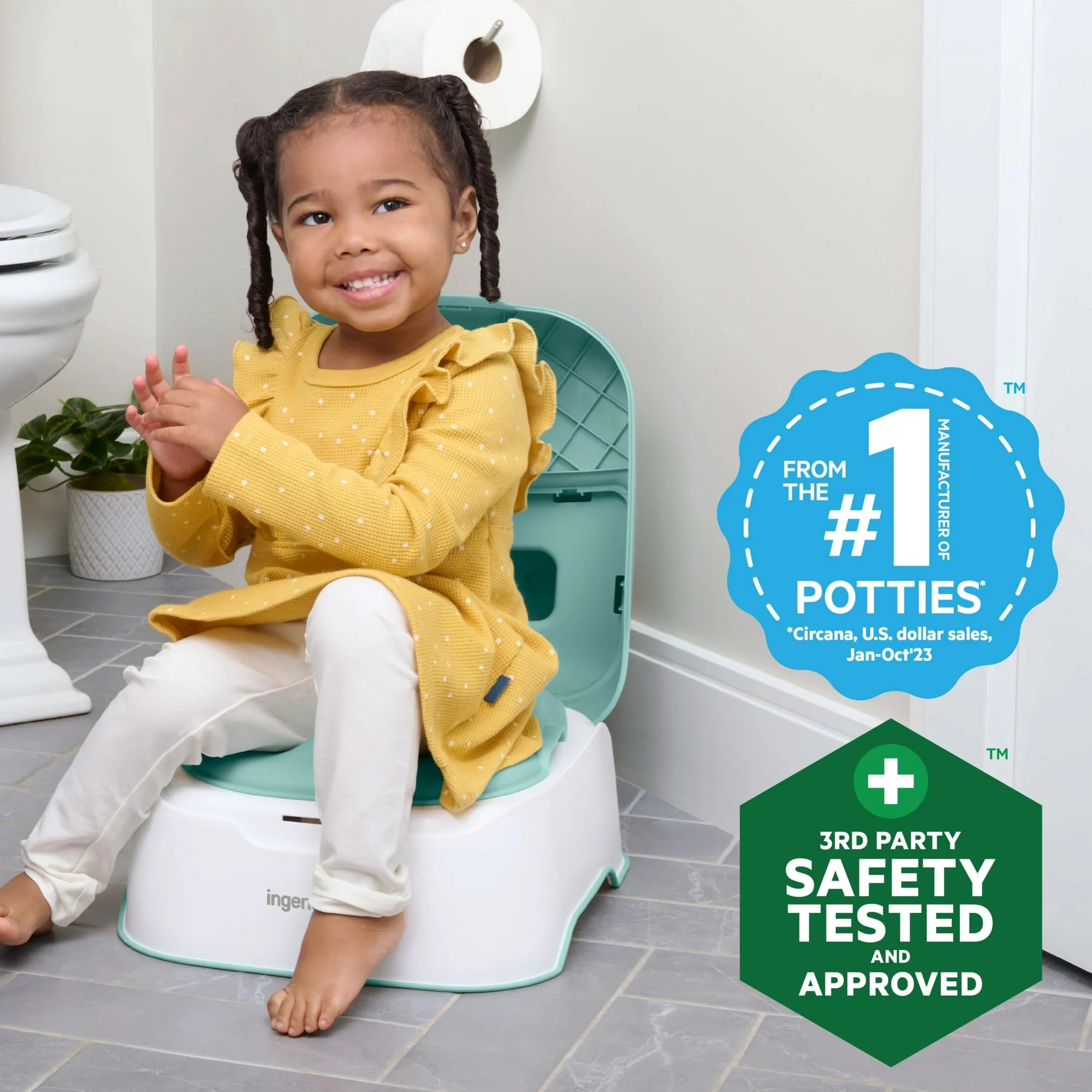 Ingenuity Prepare to Potty 3-in-1 System - for toddlers ages 18 months+