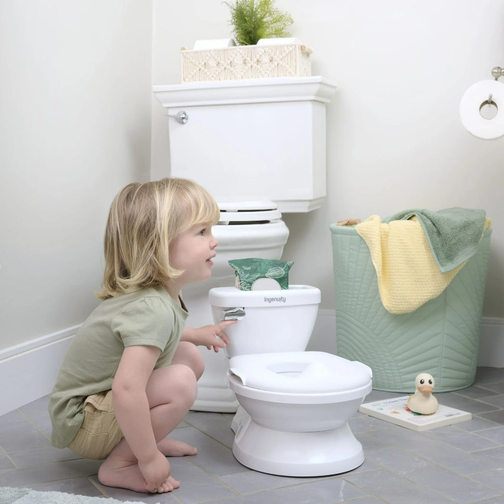 Summer by Ingenuity My Size Potty Chair and Training Toilet for Toddlers, White