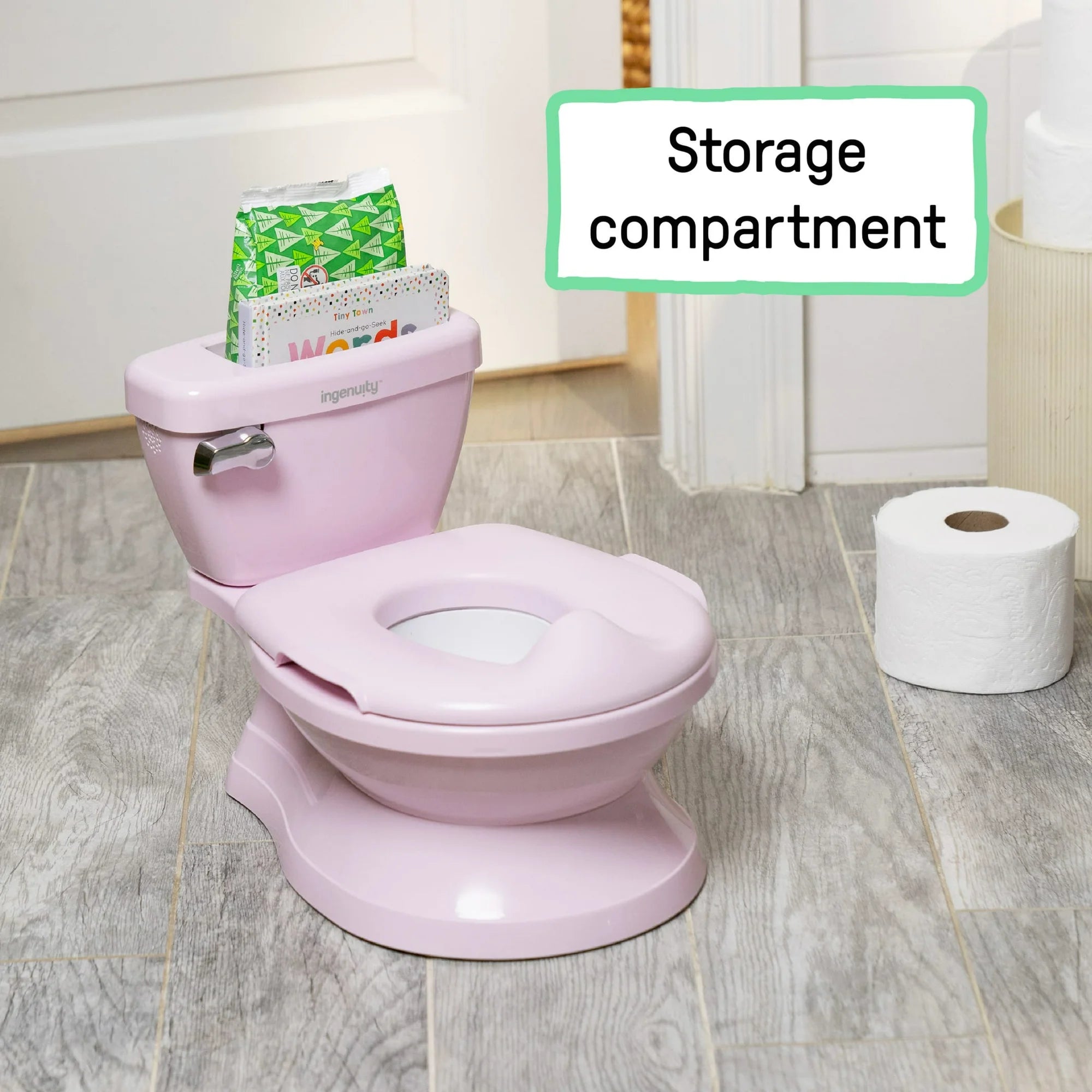 Ingenuity My Size Potty Pro children's toilet training seat, pink.