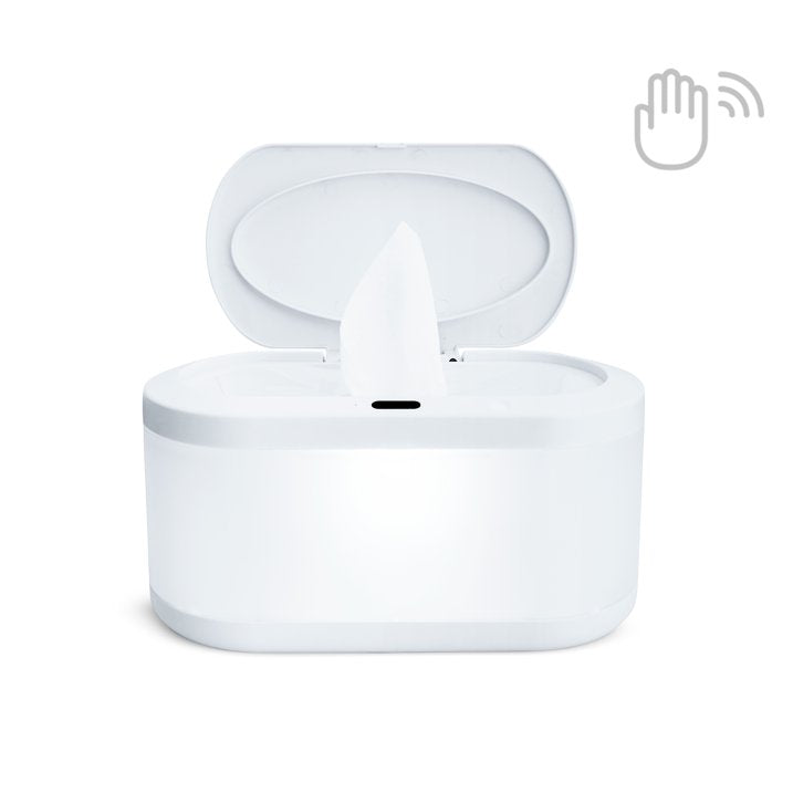 Munchkin® Touch Free Baby Wipe Warmer with Nightlight & Motion Sensor, White